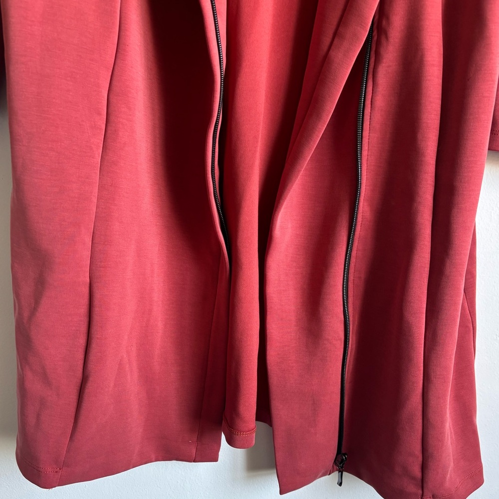 NWT Encircled BeyondSoft Scuba Jacket Dress in Saffron - Picture 5 of 8